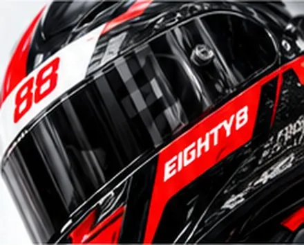Custom painted helmet